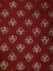 Powder Blue Solid Design Cotton Casual Wear Saree with Kalamkari Blouse