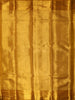 Premium Antique Gold All-Over Zari Woven Design Pure Kanchipuram Silk Saree with Zari Border