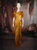 Premium Antique Gold All-Over Zari Woven Design Pure Kanchipuram Silk Saree with Zari Border