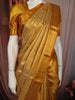 Premium Antique Gold All-Over Zari Woven Design Pure Kanchipuram Silk Saree with Zari Border