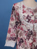 Prominent Pink Floral Printed Cotton Salwar Suit Set - Diadem