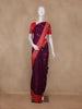 Purple Butta Woven Design Banarasi Silk Saree