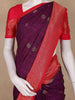 Purple Butta Woven Design Banarasi Silk Saree
