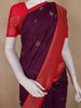 Purple Butta Woven Design Banarasi Silk Saree
