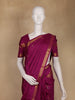 Purple Butta Woven Design Pure Kanchipuram Silk Saree