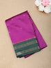 Purple Butta Woven Design Soft Silk Fancy Wear Saree with Contrast Zari Border