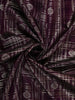 Purple Checked Zari Woven Kanchipuram Silk Saree
