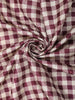 Wine Purple Checks Semi Tussar Saree With Designer Border