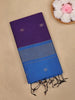 Purple Floral Butta Design Cotton Saree