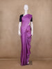 Purple Floral Butta Design Pure Kanchipuram Silk Saree