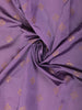Purple Floral Butta Design Tissue Silk Saree