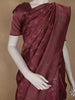 Purple Floral Design Pure Kanchipuram Silk Saree