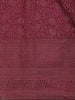 Purple Floral Design Pure Kanchipuram Silk Saree