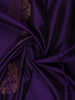 Purple Floral Woven Pure Kanchipuram Silk Saree