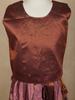 Purple Floral Embroidered Raw Silk Pattu Pavadai