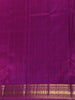 Purple Floral Butta Woven Pure Kanchipuram Silk Saree with Zari Border