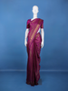 Purple Floral Butta Woven Pure Kanchipuram Silk Saree with Zari Border