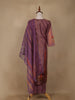 Purple Floral Print Sequins Design Georgette Salwar Suit - Diadem