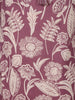 Purple Floral Printed Cotton Salwar With Crochet Lace Detailing