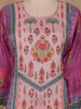 Purple Floral Printed Crepe Salwar Suit with Dupatta