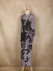 Purple Floral Printed Silk Co Ord Salwar Suit