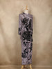 Purple Floral Printed Silk Co Ord Salwar Suit