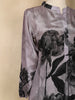 Purple Floral Printed Silk Co Ord Salwar Suit