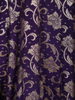 Purple Floral Woven Banarasi Silk Gown with Dupatta