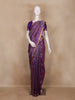 Purple Floral Woven Design Kanchipuram Silk Saree