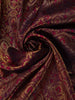 Purple Floral And Paisley Woven Pure Kanchipuram Silk Saree