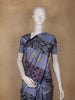 Purple Ikat Designed Woven Semi Tussar Silk Saree