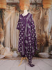 Purple Motif Printed Cotton Salwar Suit with Dupatta