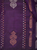 Purple Paisley Butta Woven Kanchipuram Silk Saree
