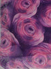 Purple Rose Floral Printed Chiffon Saree