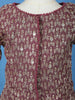 Purple Sequins Embroidered Kids Peplum Top With Skirt And Dupatta