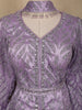 Purple Sequins Embroidered Satin And Net Lehenga