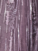 Purple Sequins and Beads Embroidered Design Net Gown