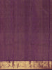 Purple Small Butta Woven Pure Kanchipuram Silk Saree with Rich Zari Border