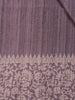 Purple Striped Design Semi Tussar Saree