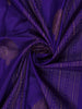Purple Stripes Butta Motif Kanchipuram Silk Saree