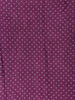 Purple Bandhani-Style Geometric Print Mul Mul Cotton Saree - Diadem