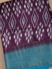 Purple Diamond Designed Fancy Cotton Saree - Diadem