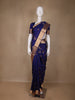 Purple Floral Butta woven Silk Saree - Diadem