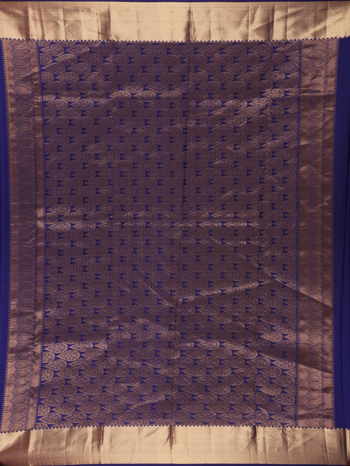 Purple Floral Butta woven Silk Saree - Diadem