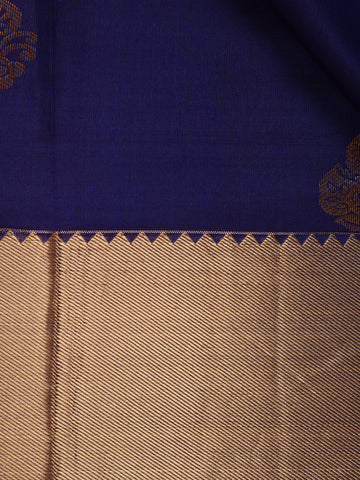 Purple Floral Butta woven Silk Saree - Diadem