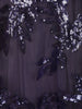 Purple Floral Designed Party Gown for Girls - Diadem