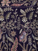 Purple Floral Embroidery Bridal Raw Silk Lehenga - Diadem