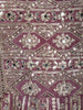 Purple Floral Mirror Zari Embroidery Georgette Lehenga - Diadem