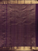 Purple Floral Woven Pure Kanchipuram Silk Saree - Diadem