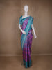 Purple Floral Woven Pure Kanchipuram Silk Saree - Diadem